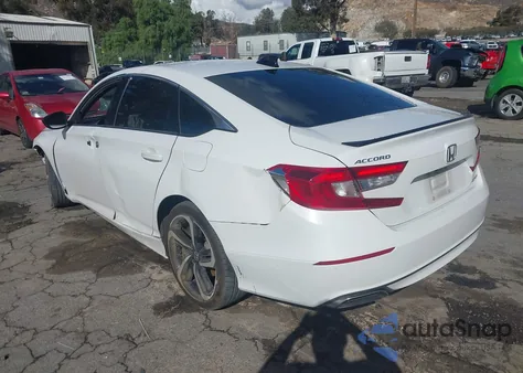 2021 Honda Accord Sport z USA, uszkodzony, nr VIN 1HGCV1F32MA025182